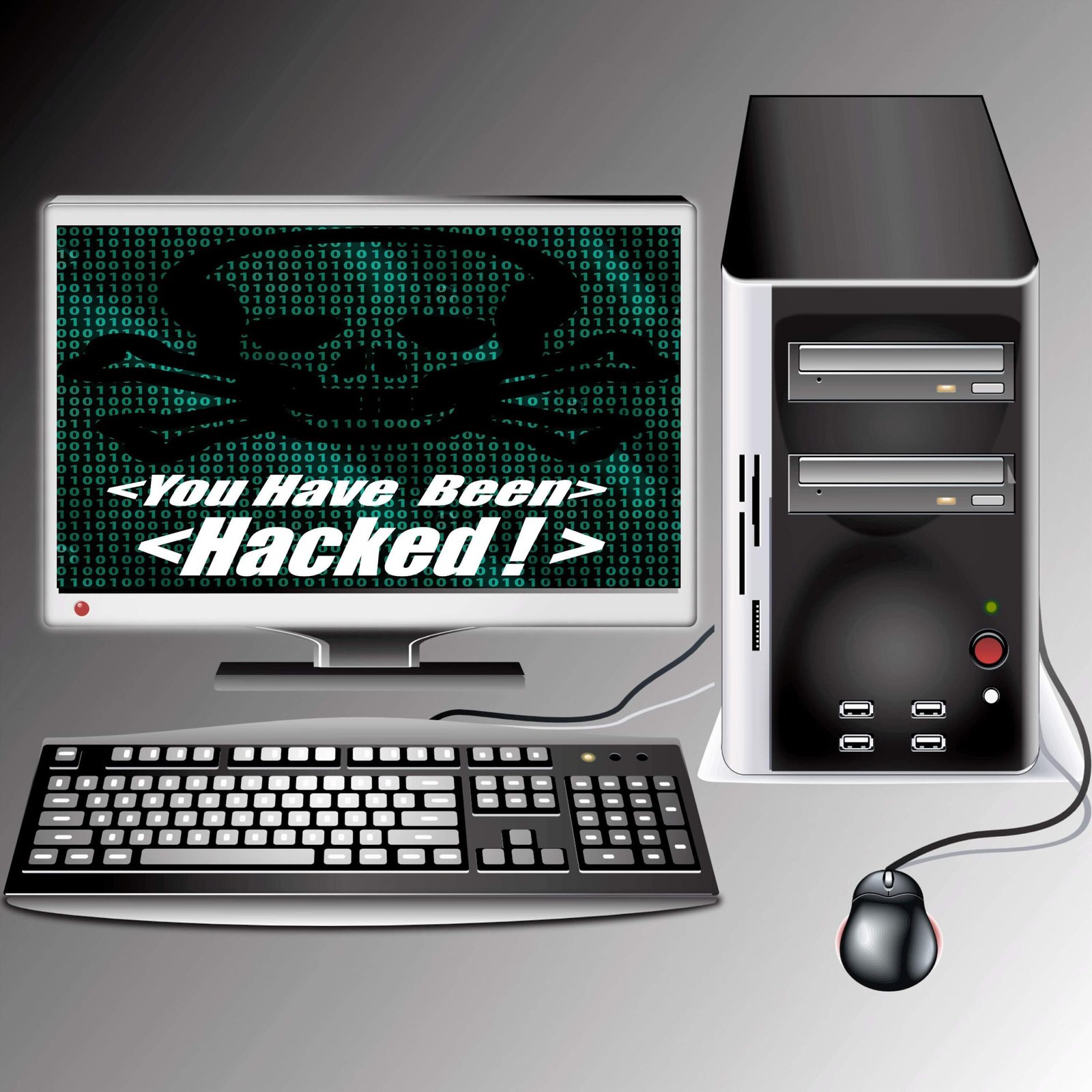 hacked website